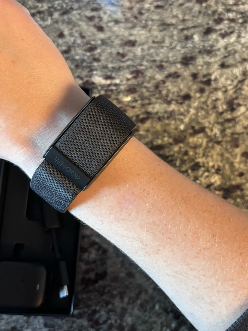 WHOOP 4.0 Fitness Tracker Band in Black